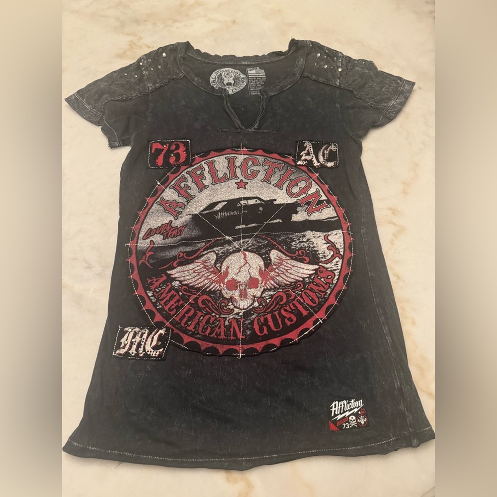 Affliction American Customs T shirt